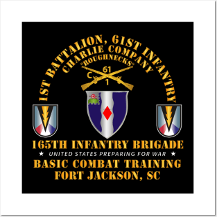 C Co 1st Bn 61st Infantry (BCT) - 165th Inf Bde Ft Jackson SC Posters and Art